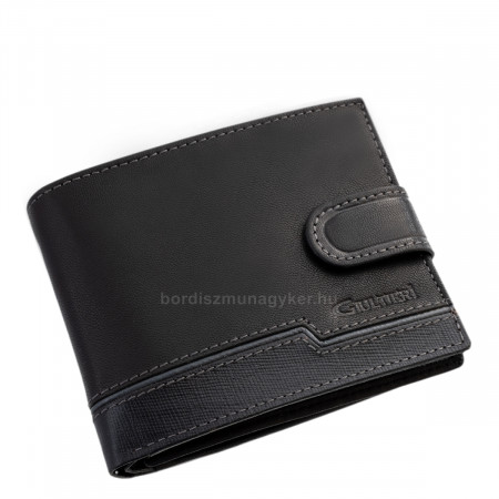 Portefeuille en cuir dans une boîte cadeau noir SGG6002L/T