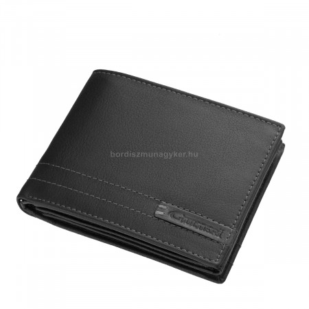 Leather wallet in gift box black SMC1021