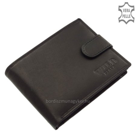 Pánska kožená peňaženka WILD BEAST čierna SWB09 / T