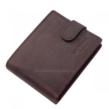 Kožená peňaženka s RFID ochranou hnedá LSH1026/T