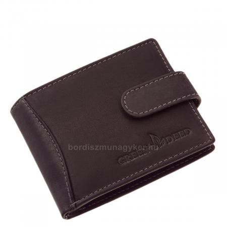 Usnjena denarnica z RFID zaščito črna ADL01/T