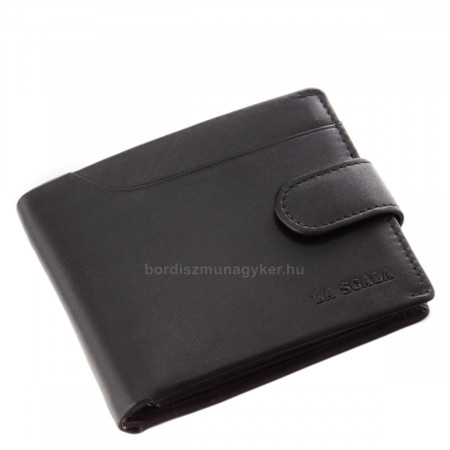 Ledergeldbörse mit RFID-Schutz schwarz AST1021/T