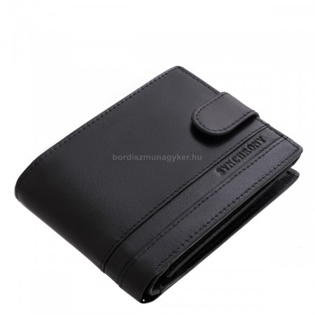 Portefeuille en cuir avec protection RFID noir RG1021 / T