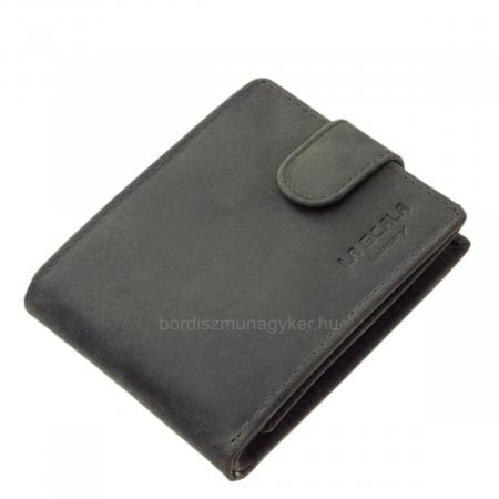 Kožená peněženka s RFID ochranou zelená LSH1021/T