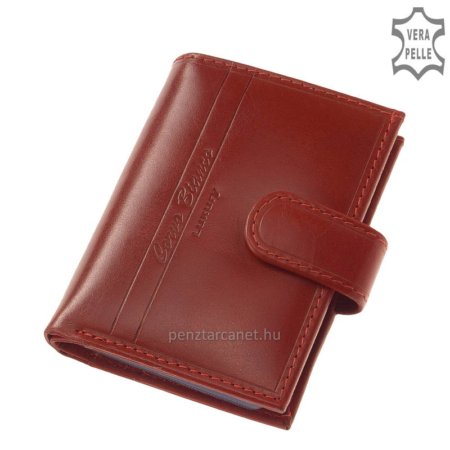 Corvo Bianco Porte-cartes en cuir de luxe rouge CBS808 / T
