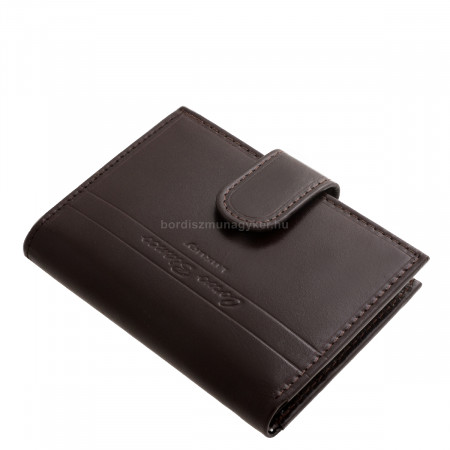 Corvo Bianco Porte-cartes en cuir de luxe RFID marron RCBS808/T