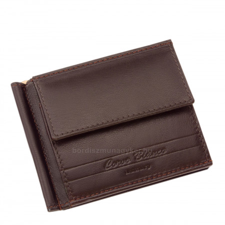 Portofel bărbătesc din piele de lux Corvo Bianco maro CBL-D