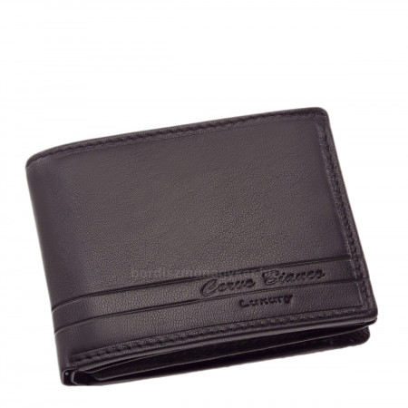 Corvo Bianco Luksuzni muški novčanik crni CBL102