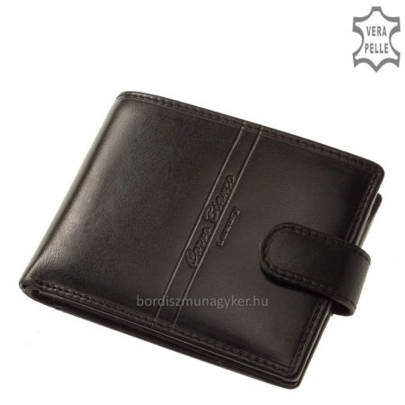 Corvo Bianco Luxury férfi pénztárca fekete CBS09/T