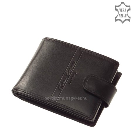 Luxusní pánská peněženka Corvo Bianco černá CBS102 / T