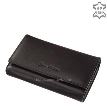 Luxusná dámska peňaženka Corvo Bianco čierna CBS100