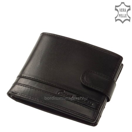 Corvo Bianco men's wallet with stripes black CCS1054