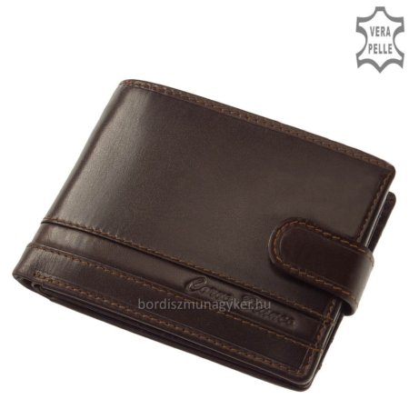 Moška denarnica Corvo Bianco s črtastim vložkom rjava CCS1027 / T