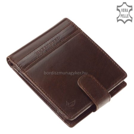 Štýlová pánska peňaženka hnedá GreenDeed PA702 / T