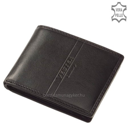 Exkluzivní pánská kožená peněženka Vester černá VO102