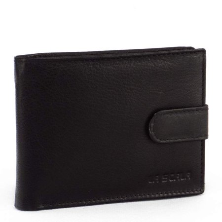Pánská kožená peněženka s vypínačem DG43 černá