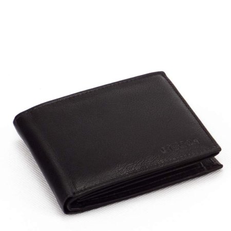Pánska kožená peňaženka DG86 / A čierna