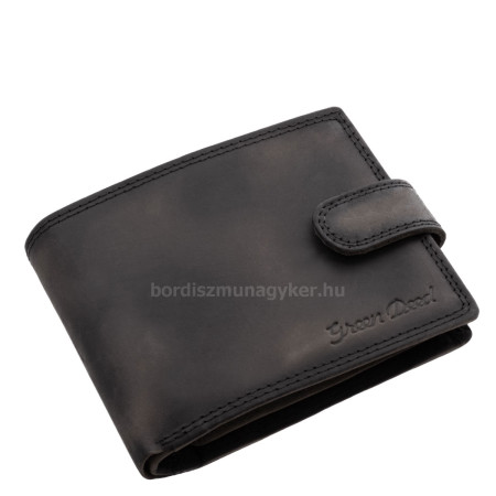 Férfi bőr pénztárca díszdobozban GreenDeed OPF1021/T fekete