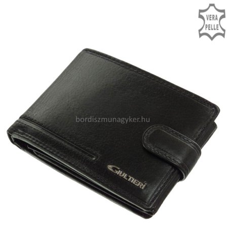 Men's leather wallet Giultieri BLC1021 / T black