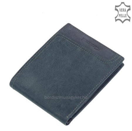 Pánská kožená peněženka modrá Giultieri SDI67