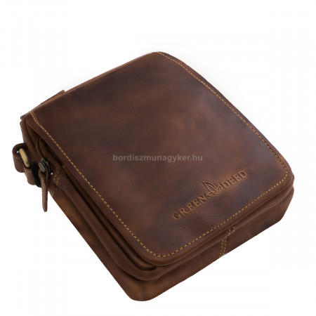 Borsa da uomo in pelle GreenDeed 5031V marrone chiaro