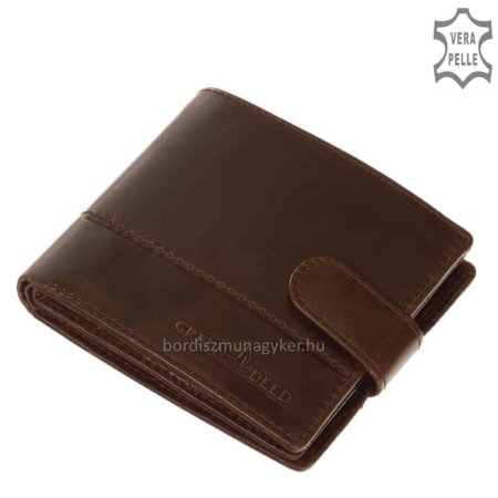 Férfi pénztárca átkapcsolóval GreenDeed PAV5641/T barna