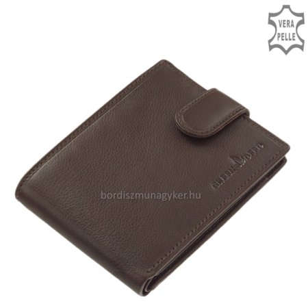 Men's wallet in a gift box brown GreenDeed GN09 / T
