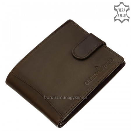 Men's wallet in gift box brown GreenDeed SGR09/T