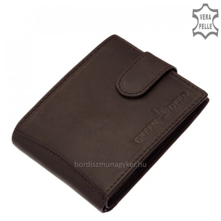 Herrenbrieftasche in Geschenkbox braun GreenDeed SGR102/T