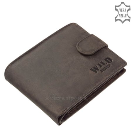 Men's wallet in gift box brown WILD BEAST MWB1021 / T