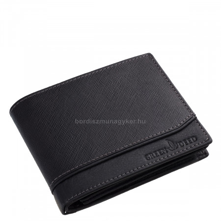 Мъжки портфейл в подаръчна кутия черен GreenDeed REC1021