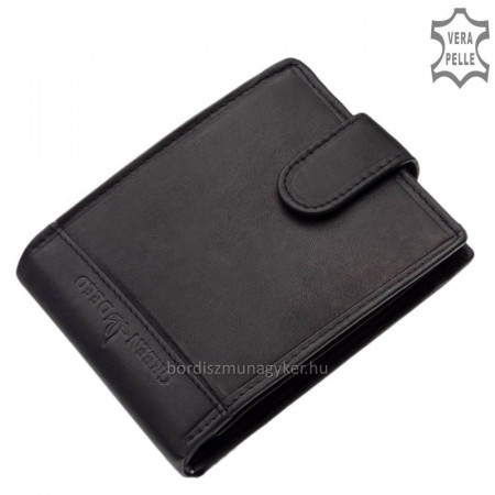 Men's wallet in gift box black GreenDeed SGV1021/T