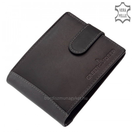 Férfi pénztárca díszdobozban fekete-szürke GreenDeed SGR1021/T