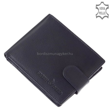 Men's wallet in a gift box blue GreenDeed CVT09 / T
