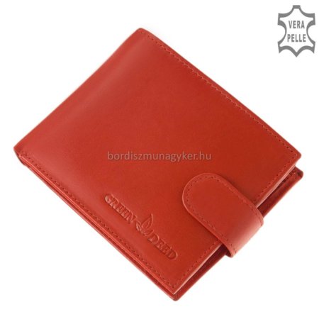 Pánska peňaženka v darčekovom balení červená GreenDeed CVT9641 / T