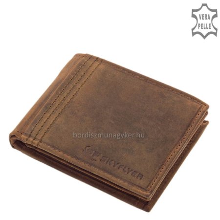 Men's wallet with gift box Skyflyer DV44 / A-BROWN