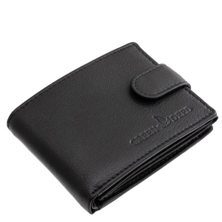 Férfi pénztárca kis méretben fekete színben GreenDeed GTD102/T