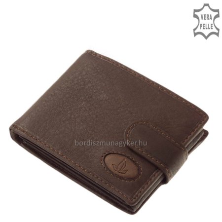 Men's wallet in natural gift box GDO102 / T dark brown