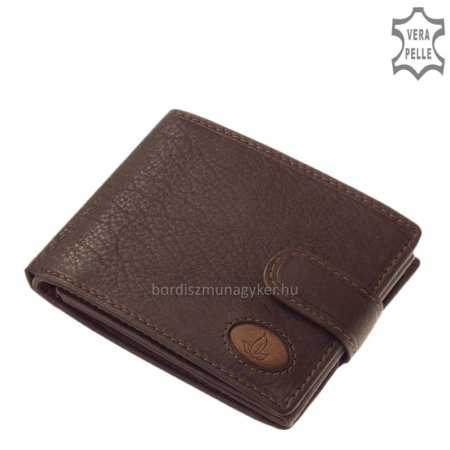 Men's wallet in natural gift box GDO1021 / T dark brown