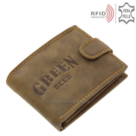 Férfi pénztárca RFID blokkolóval GreenDeed GRS102/T