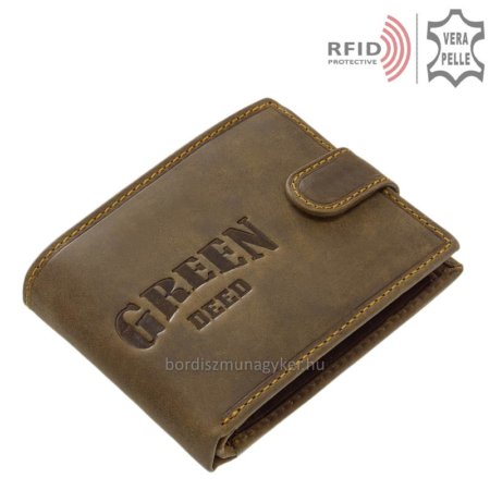 Мъжки портфейл с RFID блокер GreenDeed GRS1021 / T
