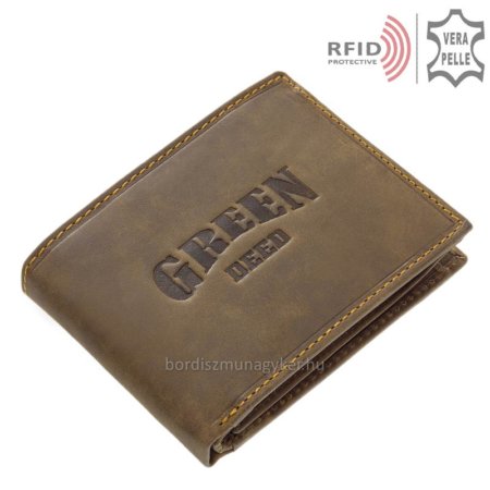 Moška denarnica z zaviralcem RFID GreenDeed GRS1021