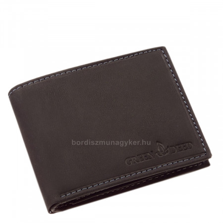 Men's wallet with RFID protection GreenDeed AGH1021 black