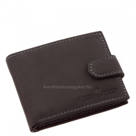 Pánska peňaženka s RFID ochranou GreenDeed AGH1021/T čierna
