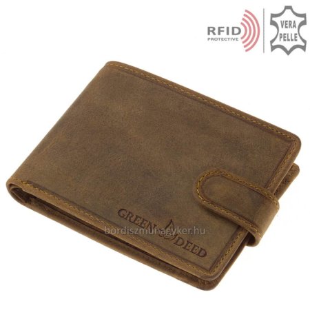 Men's wallet with RFID protection GreenDeed DOP09 / T