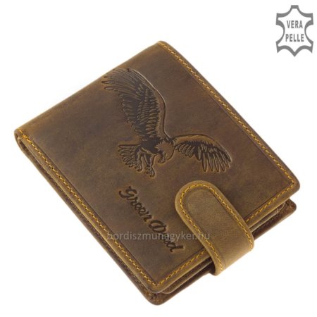Men's wallet with eagle pattern SAS08 / T