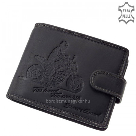 Men's wallet with sports motorcycle pattern SMO1021/T