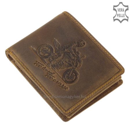 Men's wallet with sports engine pattern SMO1021