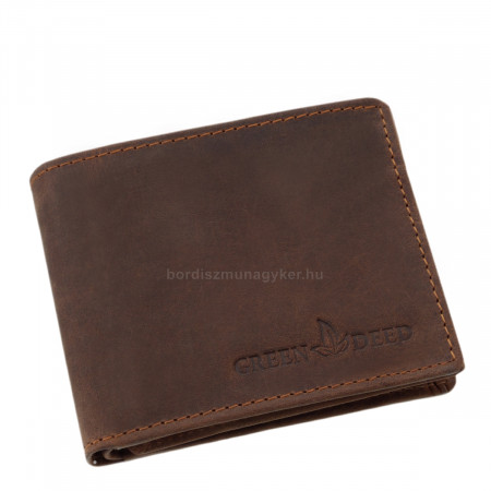 Herrenbrieftasche Jagdleder braun GreenDeed MHN102