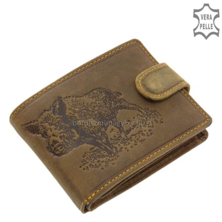 Moška denarnica z vzorcem divjega prašiča GreenDeed AV102 / T